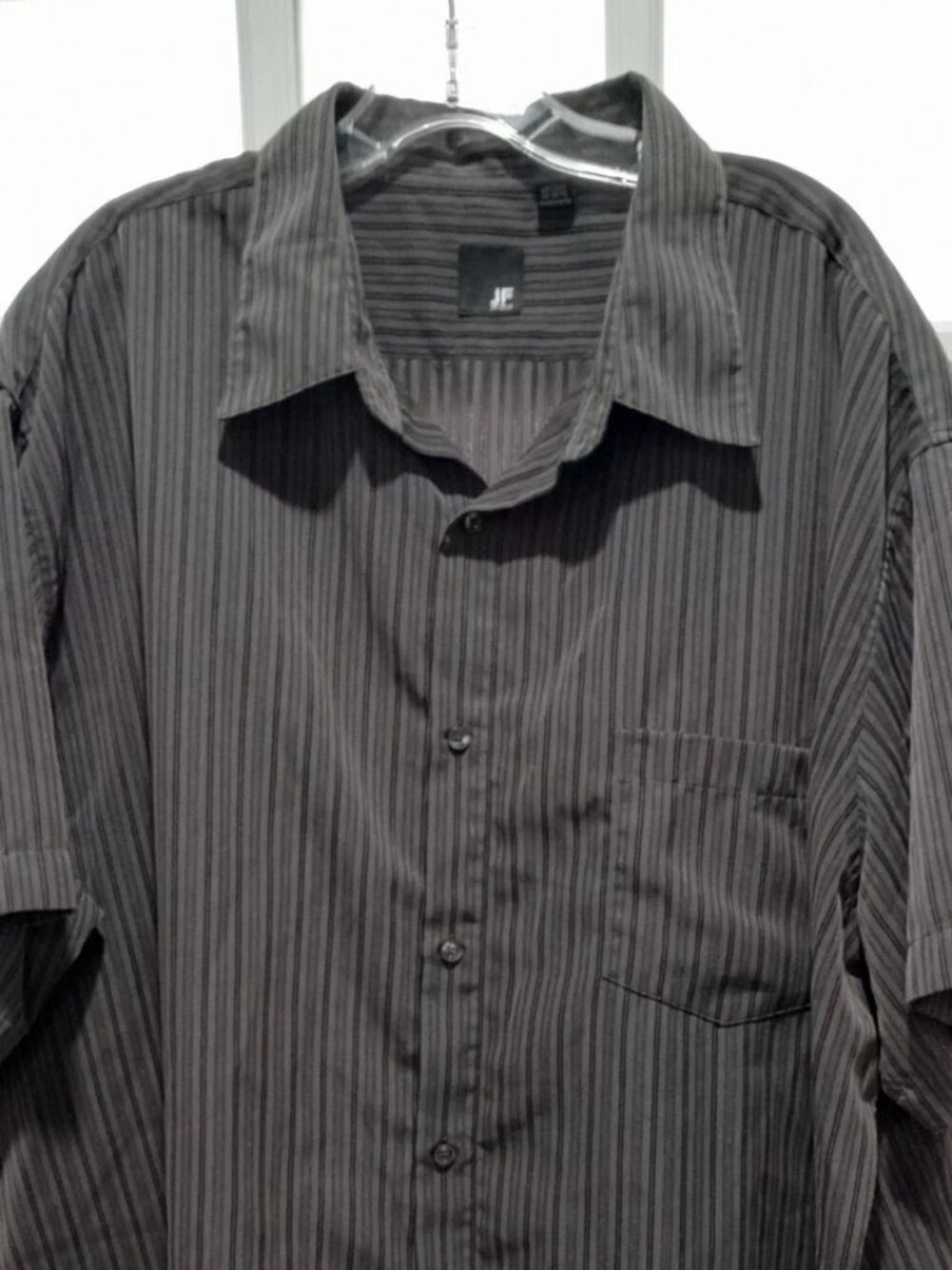 J. Ferrar Men Short Sleeve Button Up Shirt Size 3XL